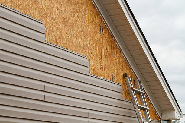 Professional Siding Repair technician working in Bloomington, MD